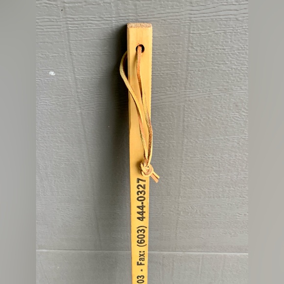 Vtg Littleton New Hampshire Robotech Doyle Log Measuring Square Yard Stick - Picture 5 of 15